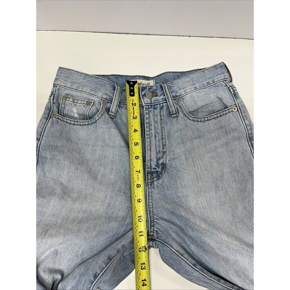 Madewell The Perfect Vintage Straight Jeans Women's Size 26 Light Wash High - Picture 11 of 12